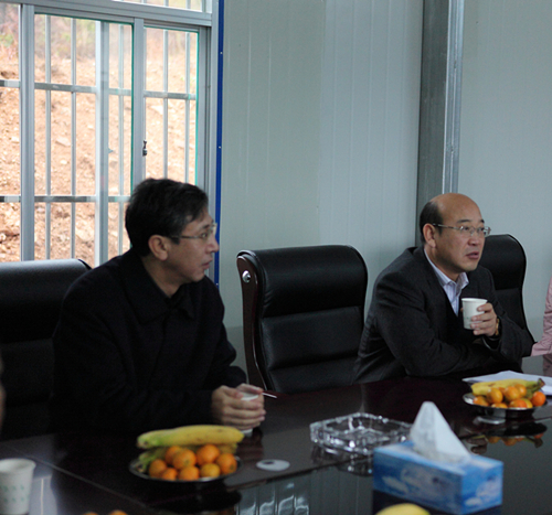 张大兴副市长亲临我长银矿业公司视察