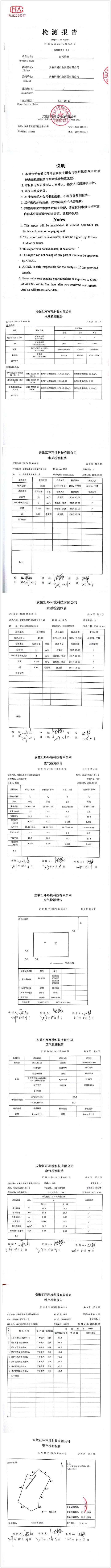长银矿业10月8日环境检测报告