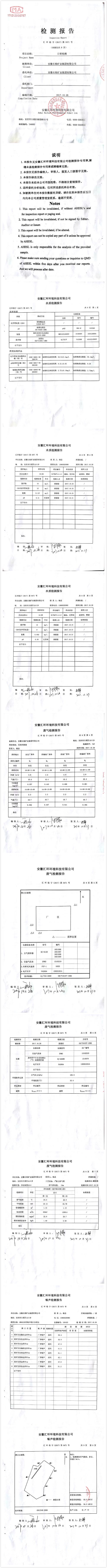 长银矿业10月20日环境检测报告