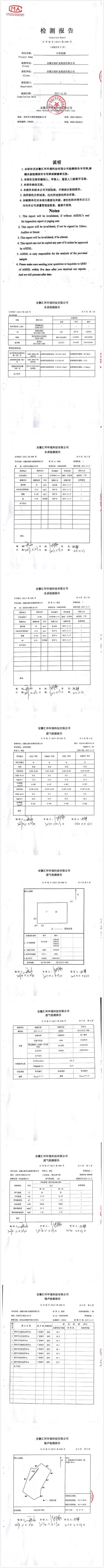 长银矿业11月17日环境检测报告