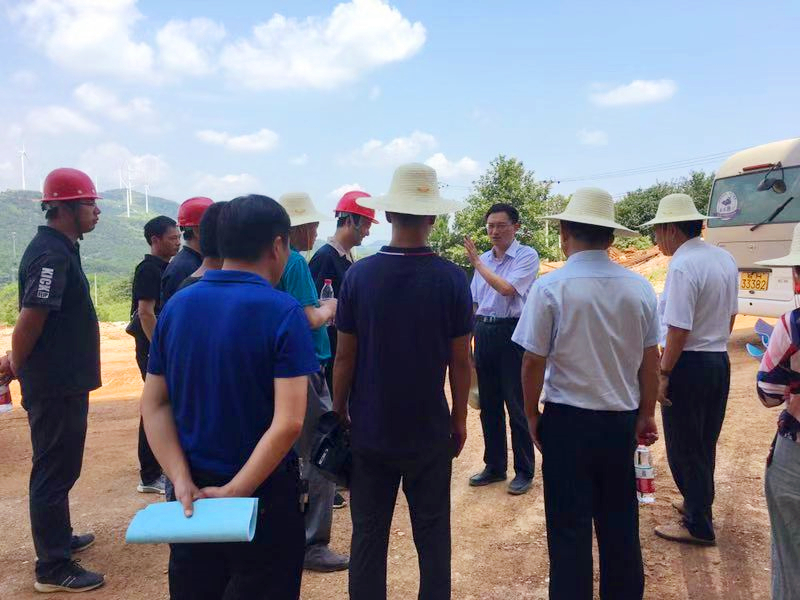 【杨家矿段】 怀宁县县委书记郭家满莅临长银集团公司月山分公司检查指导工作