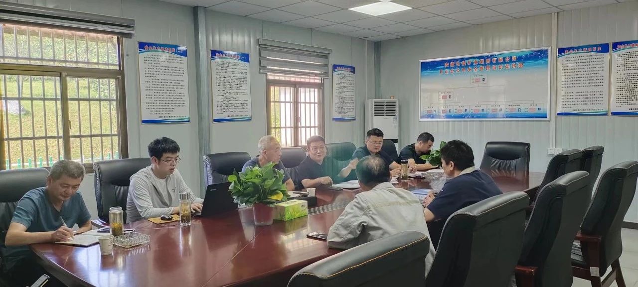 安庆市水土保持预防监督站站长汪传理一行来到杨家矿段开展水土保持监督检查工作